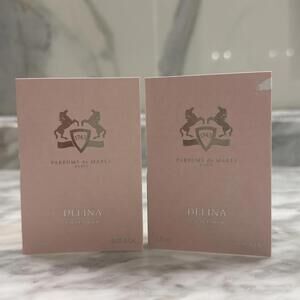 PDM PARFUMS DE MARLY DELINA LA ROSEE EDP 1.5ml .05oz x 2 PERFUME SPRAY SAMPLES